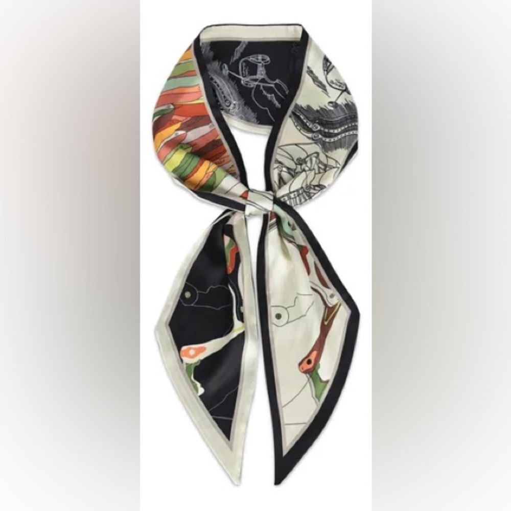 Geo print Scarf P80